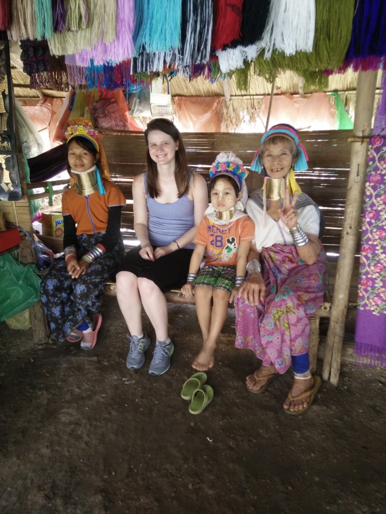 A picture with the tribe women. 