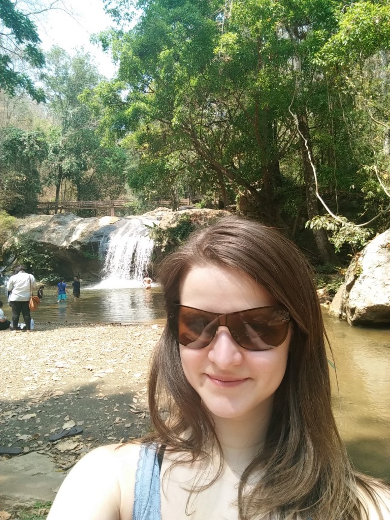 Can't miss a selfie with a waterfall.