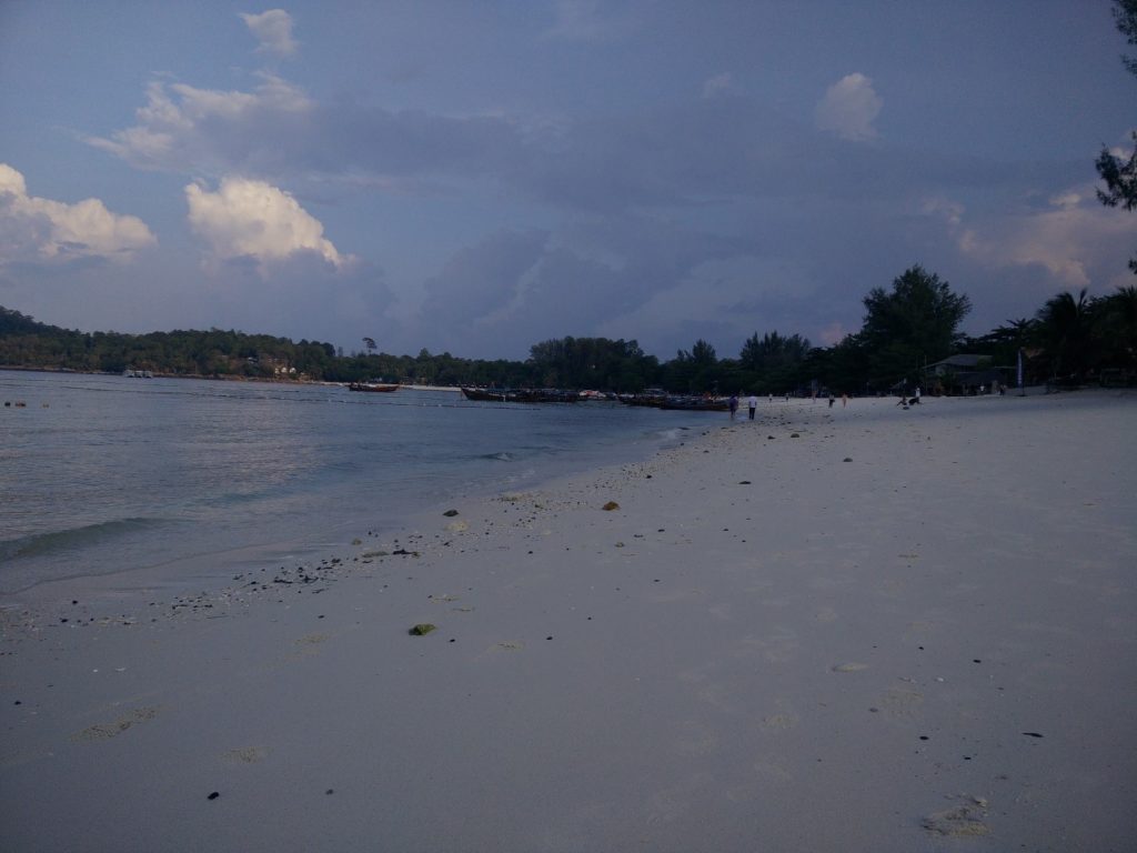 The beach at Langkawi.