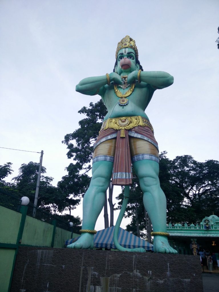 The Batu Caves entrance.