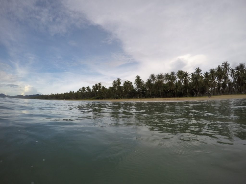 San Vicente's Long beach. 