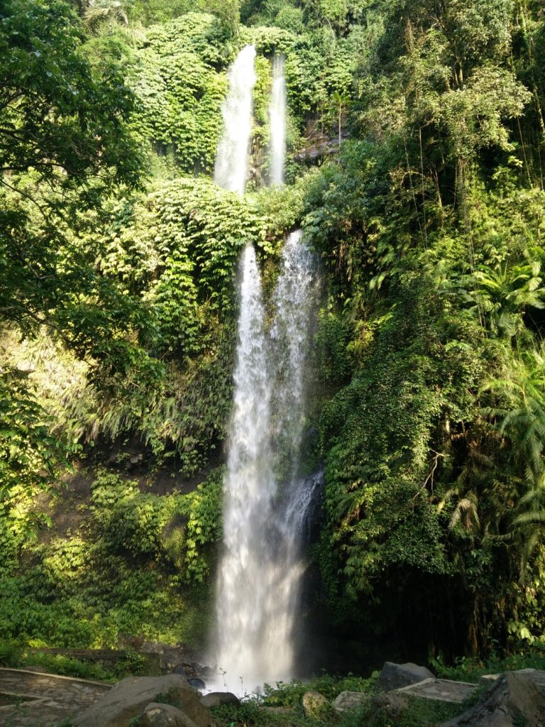 Waterfall nearby Senggigi. 