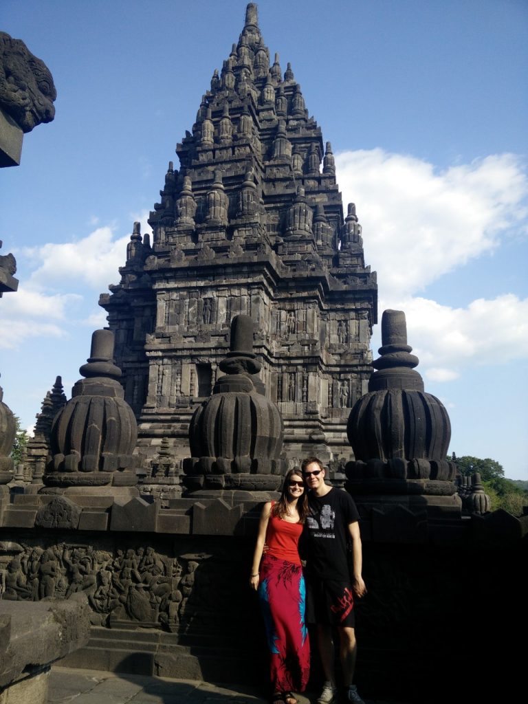 Barry & me at Prambanan. 
