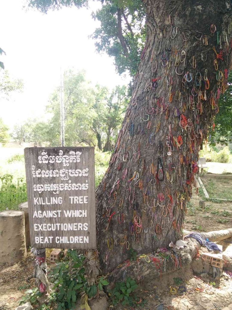 The tree against which babies were murdered. 
