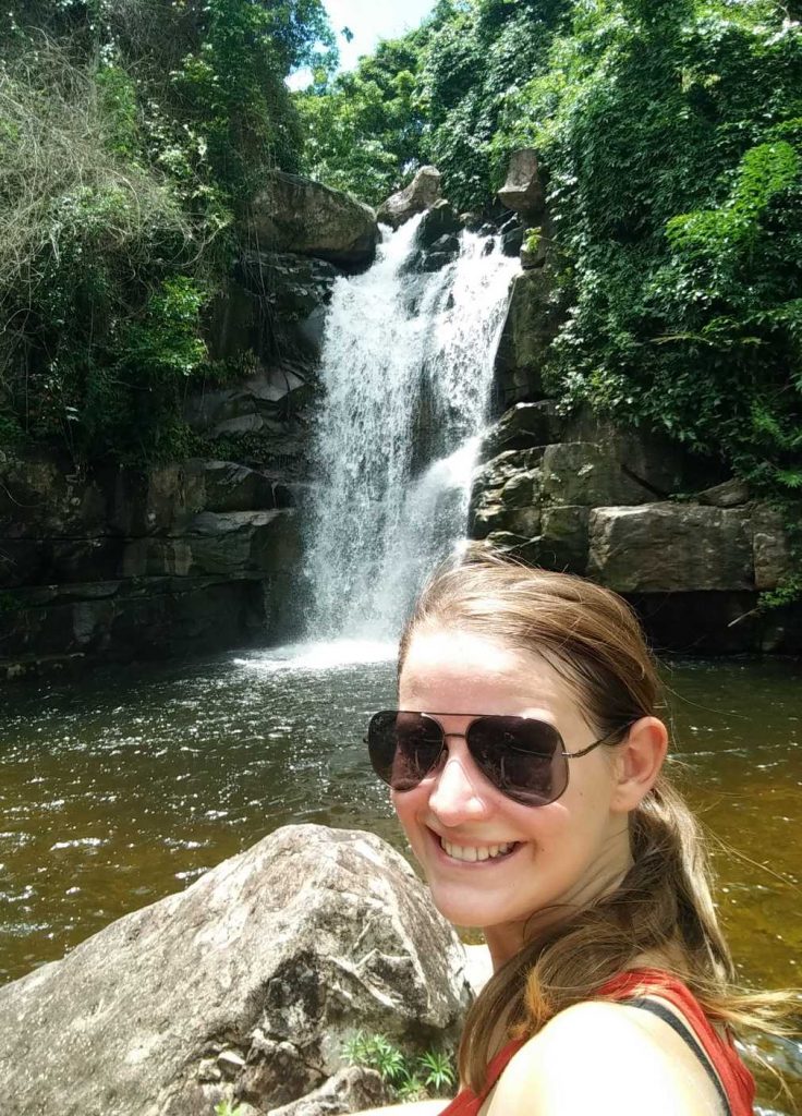 Waterfall selfie.